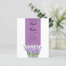 Sur Budget Purple Lavender Mariage élégant