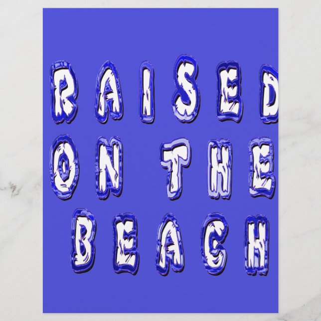 Papier Sur La Plage (Devant)