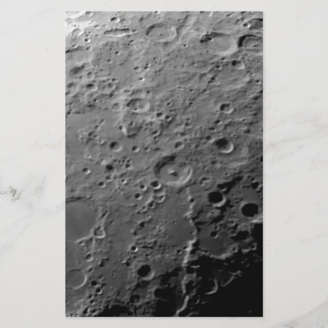 Papier Surface de la lune (Devant)