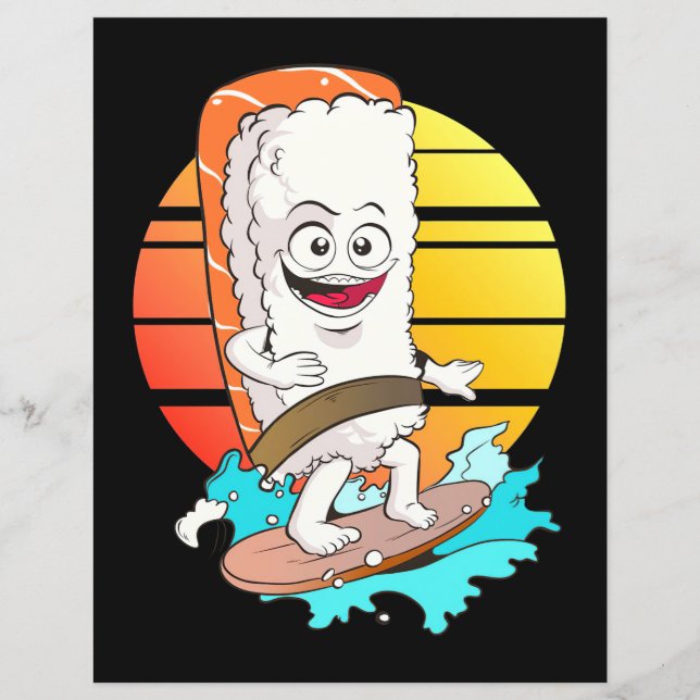 Papier Sushi surf (Devant)