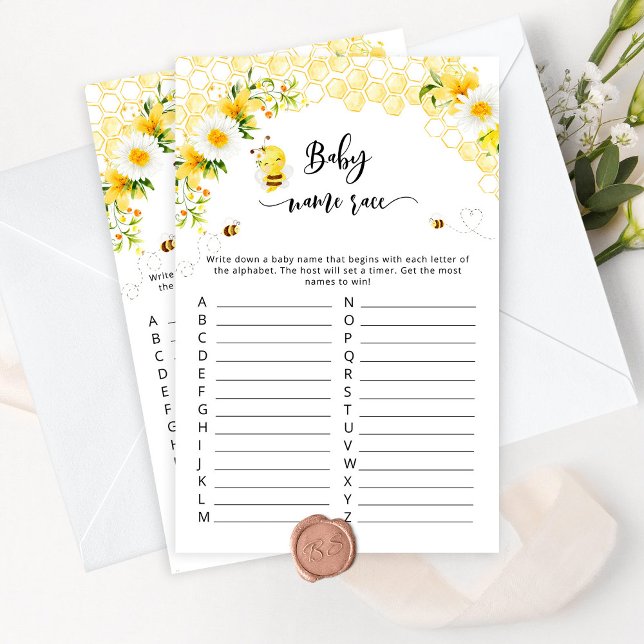 Papier Sweet as can bebe baby shower Baby jeu de course d (Créateur téléchargé)