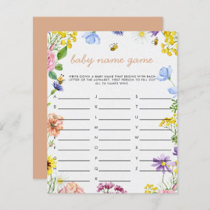 Papier Sweet As Can Bee Baby shower Game