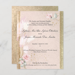 Papier Syltina Custom 5d Luxe Pampas Rose Grass