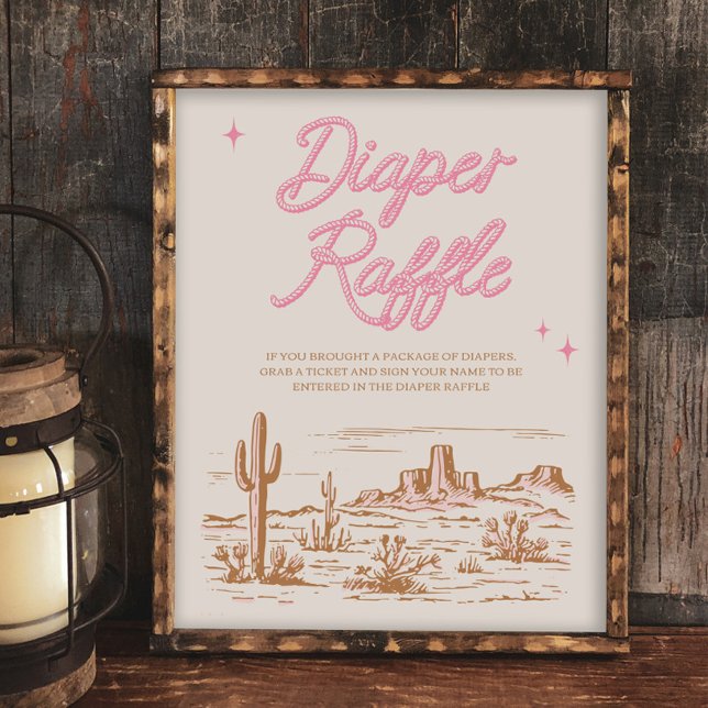 Papier SYMBOLE 8 x 10 Pink Western Diaper (Créateur téléchargé)