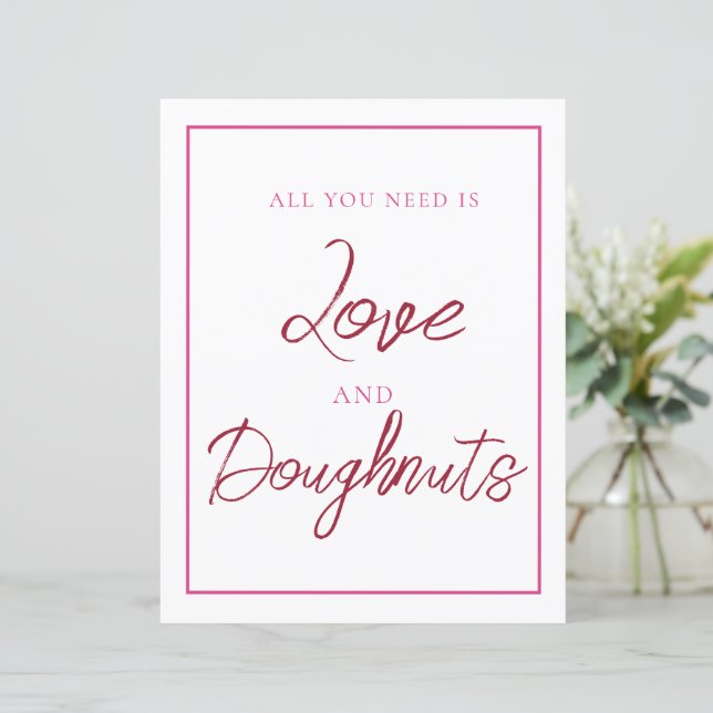 Papier Symbole rose et rouge en beigne (Debout devant)