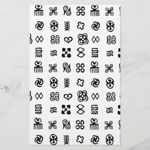 Papier Symboles africains Adinkra
