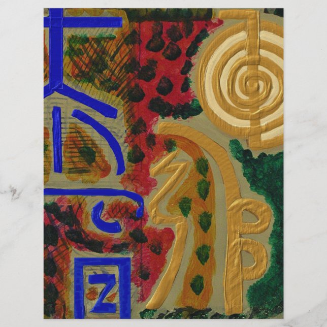Papier Symboles principaux de guérison REIKI (Devant)