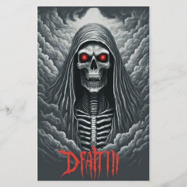 Papier Symphonie infernale Rituelle foncée (Devant)