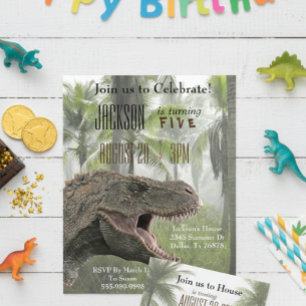 Papier T-Rex Tyrannosaurus Rex Dinosaur Anniversaire Budg