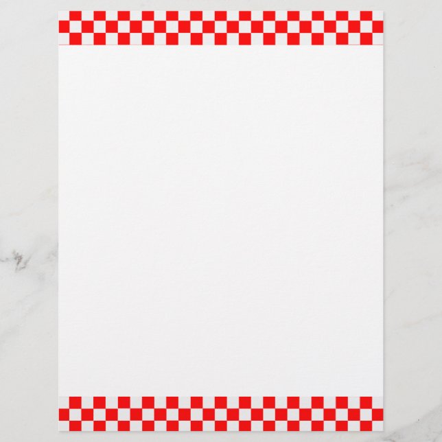 Papier Tableau de bord classique rouge et blanc par STayl (Devant)