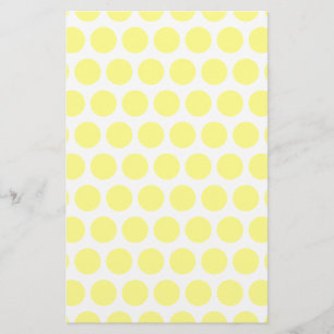 Papier Taches de polka au sorbet de citron