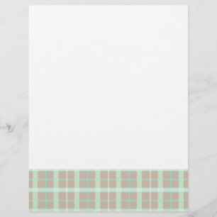 Papier Taupe & Seafoam Plaid