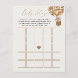 Papier Teddy Bear Baby shower Jeu