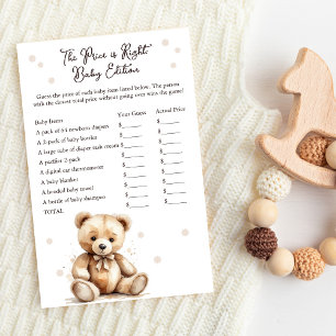 Papier Teddy Bear Baby shower Le prix est correct