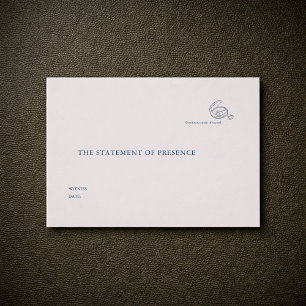 Papier Témoin de mariage minimaliste à la mairie