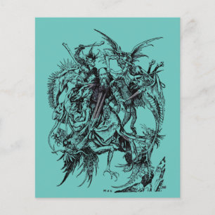 Papier Tentation de saint Antoine le Grand