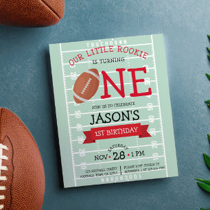 Papier Terrain de football mignon et ruban Budget 1er ann