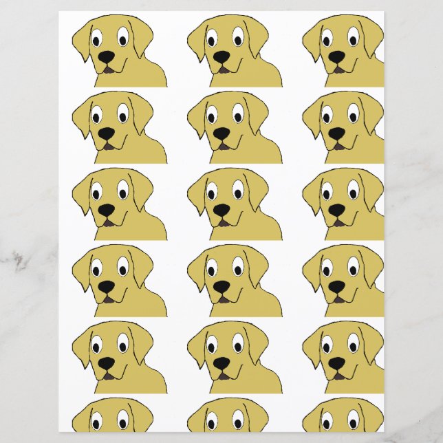 Papier Tête de dessin de laboratoire jaune LR (Devant)