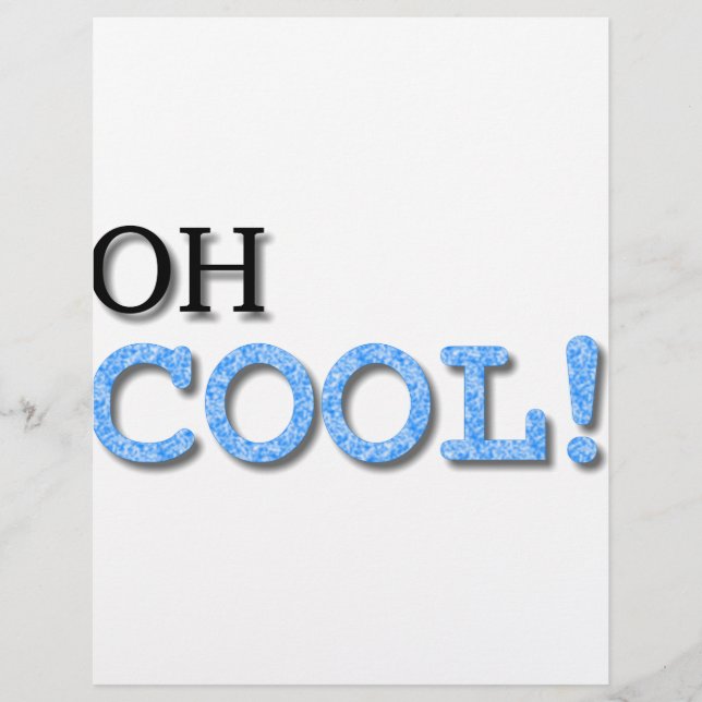 Papier Texte Cool (Devant)