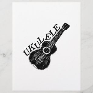 Papier Texte Et Image Ukulele