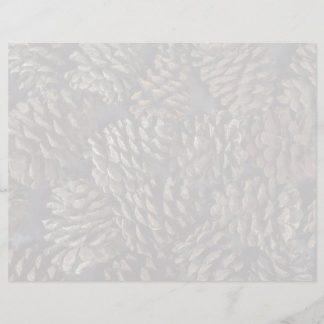 Papier texture des cônes de pin (Devant)
