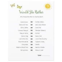 Thème Baby shower Safari | Préférerait-Elle Jouer