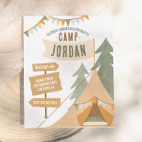 Thème de camping économique Fête d'anniversaire ga