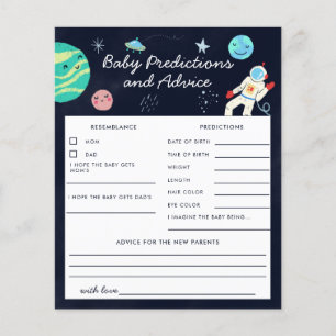 Papier Thème Espace Douche Baby Prédictions et conseils