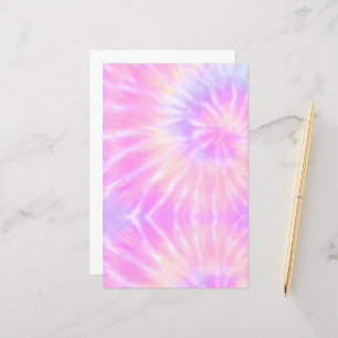 Papier Tiedye Pastel Rainbow Spirale Hippie Tie Dye