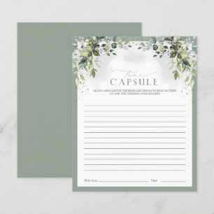Papier Time Capsule Dusty Blue Eucalyptus jeu de douche