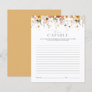 Papier Time Capsule Jeu Fête des mariées Fleur sauvage Ja