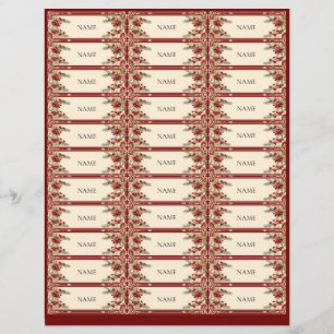 Papier Tirage au sort Secret Santa Noël Jeu de bureau