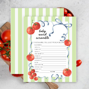 Papier Tomate - Bébé Mot jeu de course