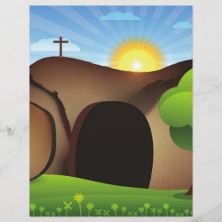 Papier tombeau christ