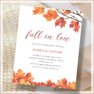 Papier Tomber dans l'amour   Invitation de la douche nupt