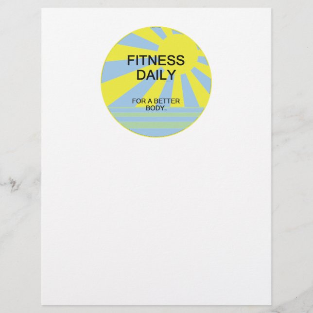 Papier TOP Fitness Daily (Devant)
