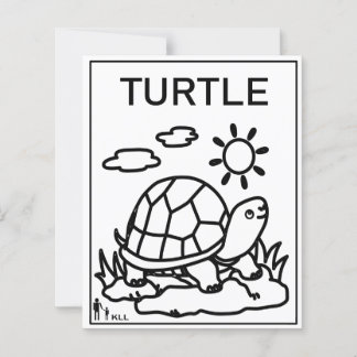 Papier tortue paresseuse