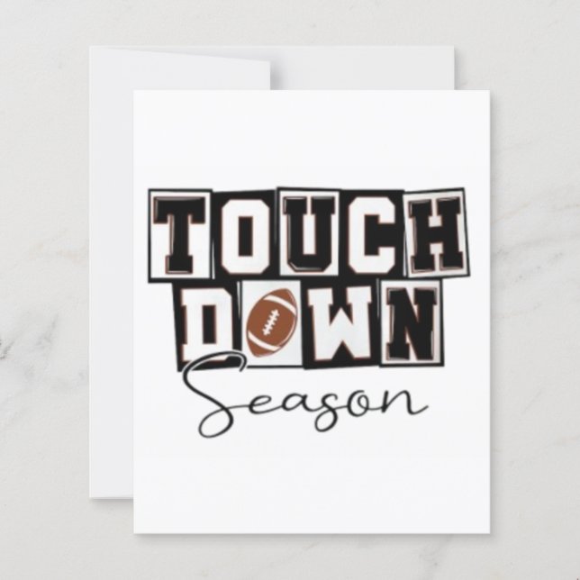 Papier 🏈 Touchdown Saison Graphic Tee (Devant)