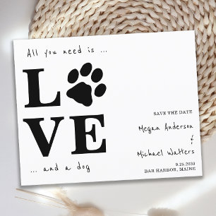 Papier Tout Ce Dont Vous Avez Besoin Est Love Chien Enreg