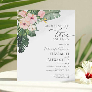 Papier Tout ce dont vous avez besoin est Love Tropical Re