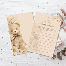 Traditions familiales de fête de bébé florale neut