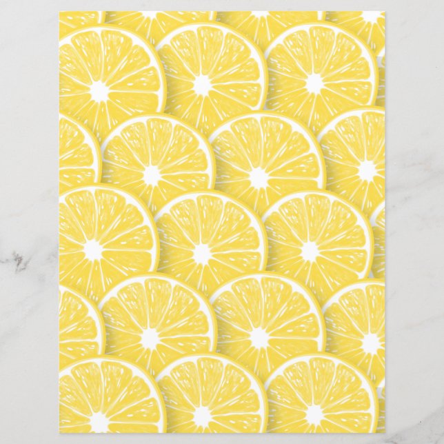 Papier Tranches de citron (Devant)