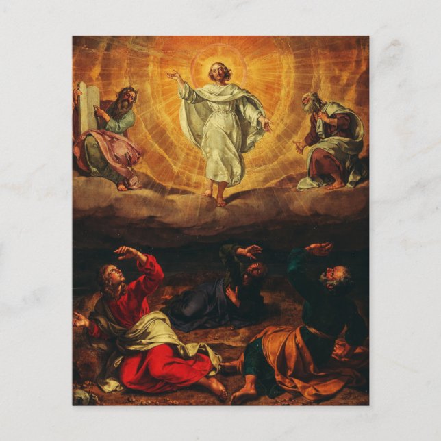 Papier Transfiguration de Jésus-Christ (Devant)