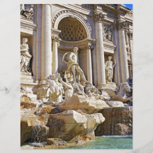 Papier Trevi fountain