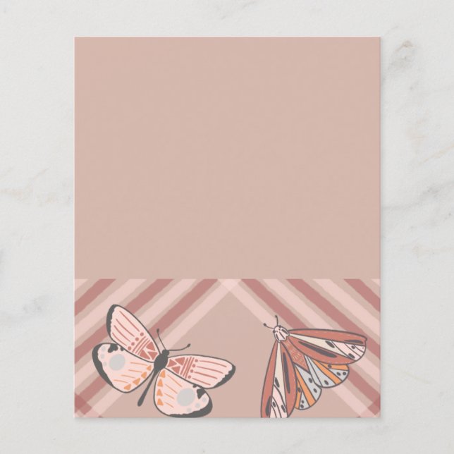 Papier Trois papillons du sud-ouest (Devant)