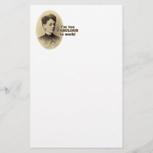 Papier Trop fabuleux pour travailler