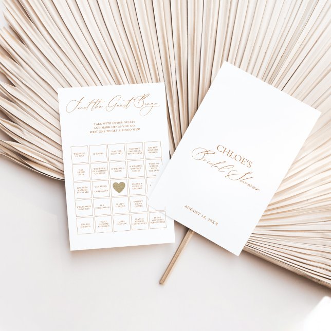 Papier Trouvez Le Jeu De Fête des mariées Élégant Du Bing (Créateur téléchargé)