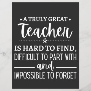 Papier Truly Great Teacher