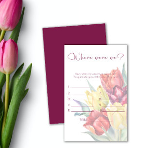 Papier Tulipes de printemps Où étions-nous la nuptiale do