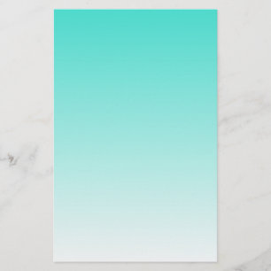 Papier Turquoise Ombre